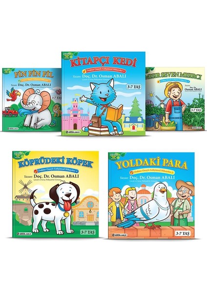 Doktor Onaylı Gelişimsel Hikayeler Serisi (5 Kitap) - Osman Abalı