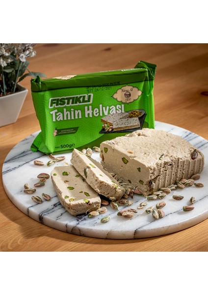 Antep Fıstıklı Tahin Helvası 500 gr