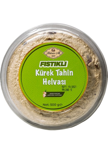 Antep Fıstıklı Kürek Tahin Helvası 500 gr