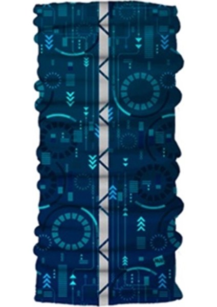 Reflektörlü Tech Karanlıkta Parlayan Bandana-Boyunluk