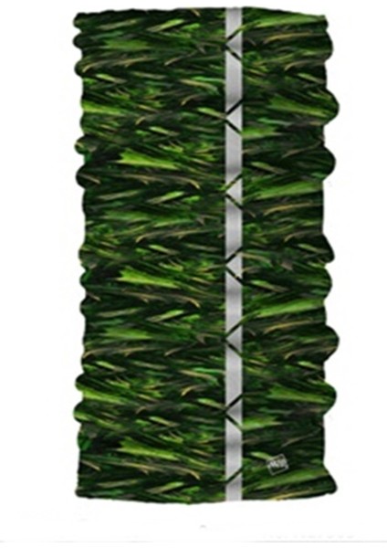 Reflektörlü Ink Green Karanlıkta Parlayan Bandana-Boyunluk