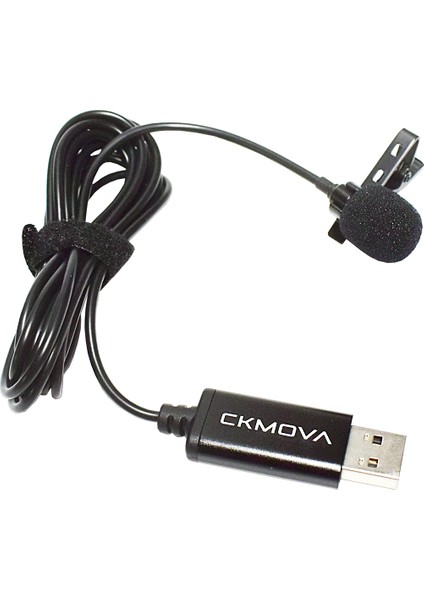 Lum 2 Usb-A Girişli Klipsli Yaka Mikrofonu 2m Kablo Uzunluğu