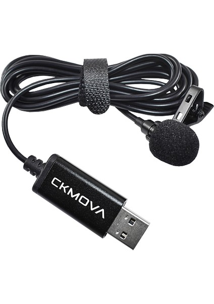 Lum 2 Usb-A Girişli Klipsli Yaka Mikrofonu 2m Kablo Uzunluğu