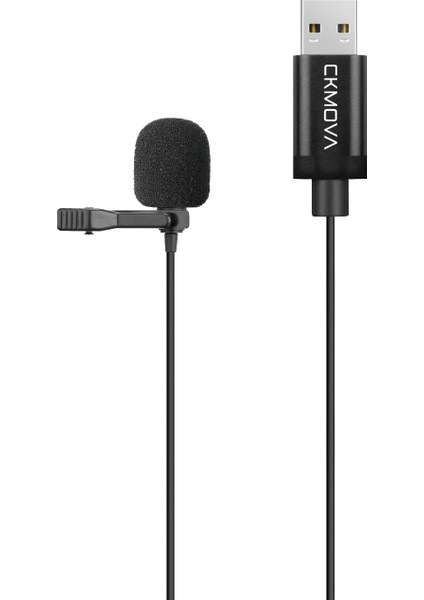 Lum 2 Usb-A Girişli Klipsli Yaka Mikrofonu 2m Kablo Uzunluğu