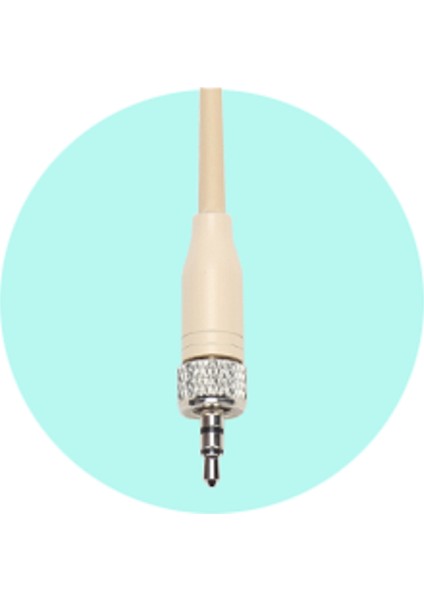 Lpm1 3.5 mm Kilitli Konnektörlü Kondenser Headset Mikrofon