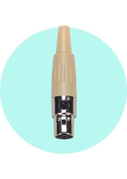 Lpm4 4pin Mini Xlr Konnektörlü Kondenser Headset Mikrofon