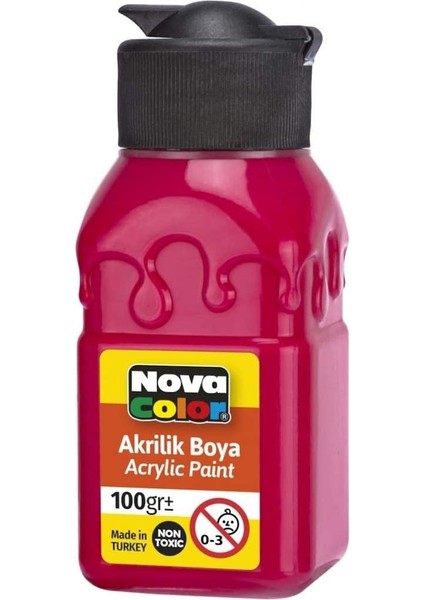 NC-2029 Akrilik Boya Şişe 100 cc Fuşya
