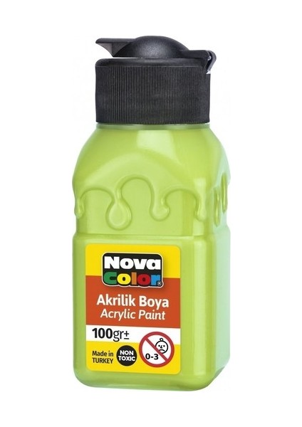 NC-2021 Akrilik Boya Şişe 100 cc Açık Yeşil