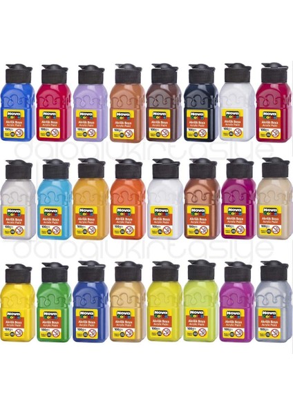 NC-2021 Akrilik Boya Şişe 100 cc Açık Yeşil fiyatları