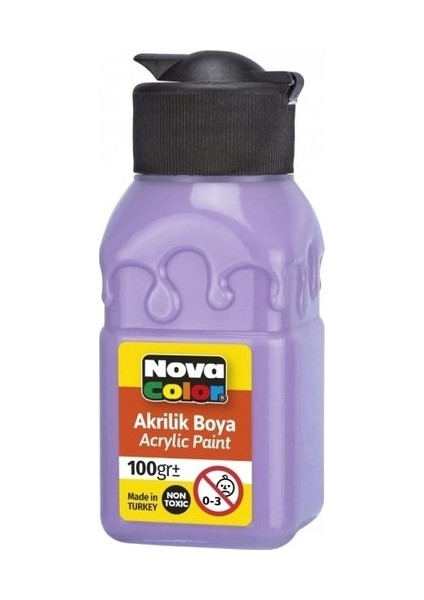 NC-2030 Akrilik Boya Şişe 100 cc Lila