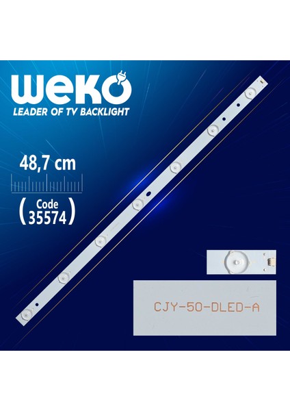 Cjy-50-Dled-A - 48.7 cm 7 Ledli - (WK-1091)