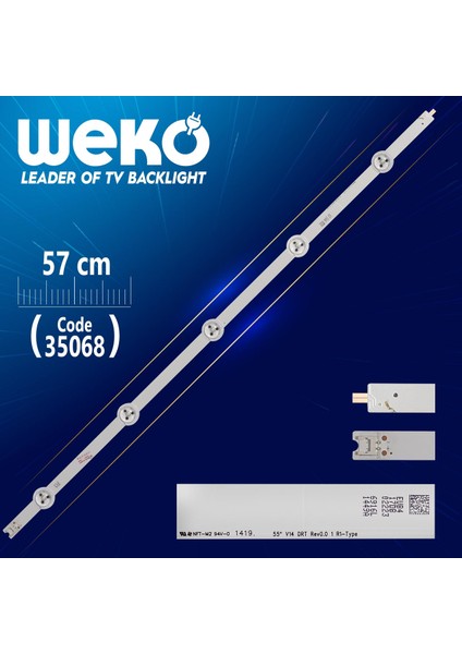 55 V14 Drt Rev0.0 1 R1-Type - 57 cm 5 Ledli - (WK-834)