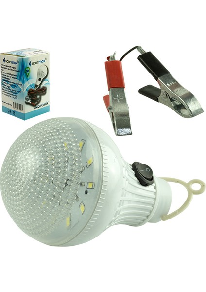 SM-2104 12 Volt -7 W - 4 mt Kablolu Seyyar Şarjlı LED Ampul