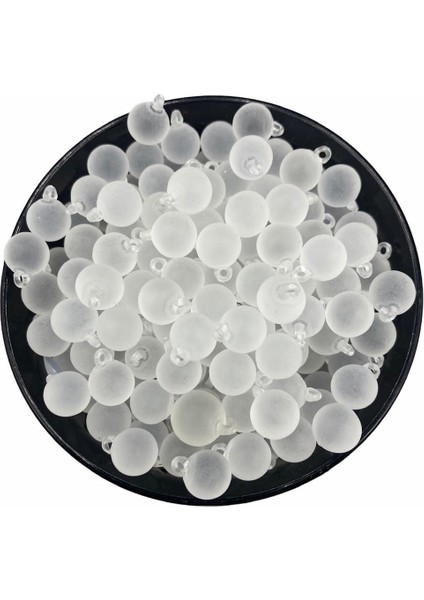 12MM Mat Buzlu Akrilik Kulplu Boncuk,top Boncuk (100GR,~90 Adet Boncuk ) fiyatları
