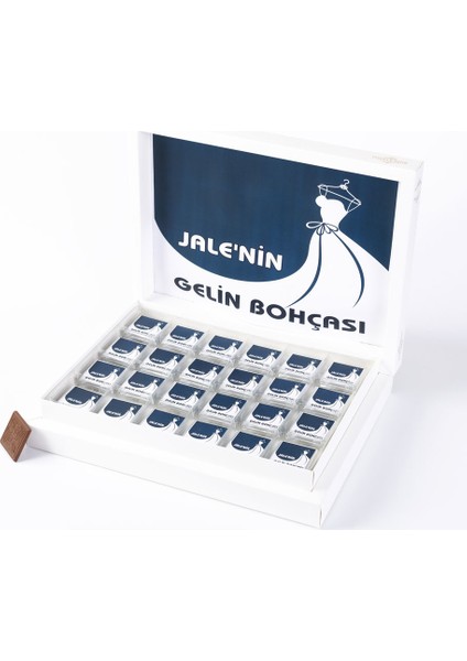 İsme Özel Sargılı Madlen Kına Çikolatası 72ADET