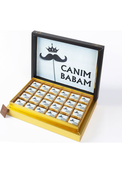 İsme Özel Sargılı Madlen Hediyelik Çikolata 48 Madlen Çikolata