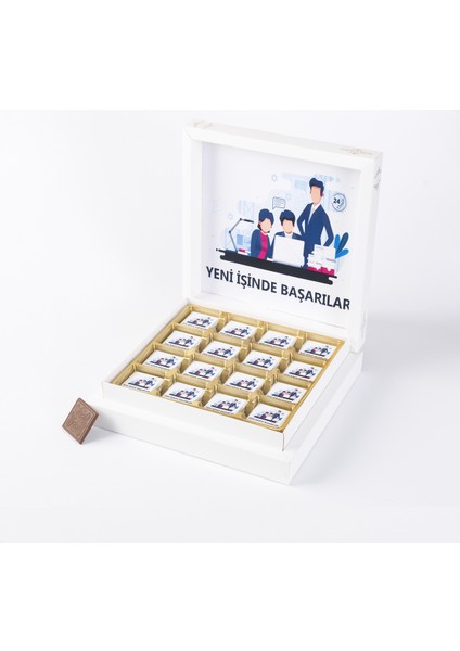 İsme Özel Sargılı Madlen Hediyelik Çikolata-Iş 32 Madlen Çikolata