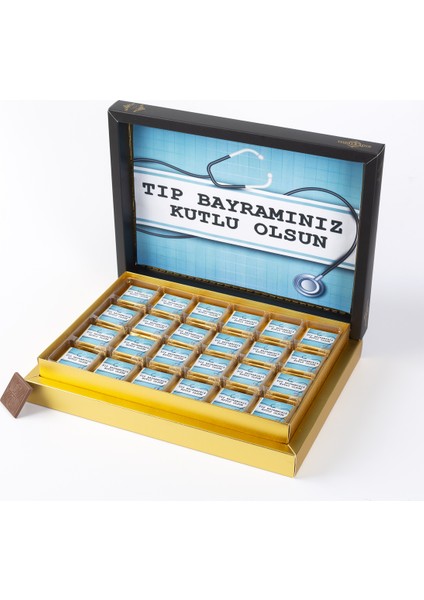 İsme Özel Sargılı Madlen Hediyelik Çikolata-Doktor 32 Madlen Çikolata