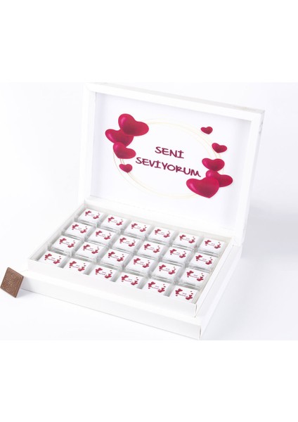 İsme Özel Sargılı Madlen Hediyelik Çikolata 72 Madlen Çikolata