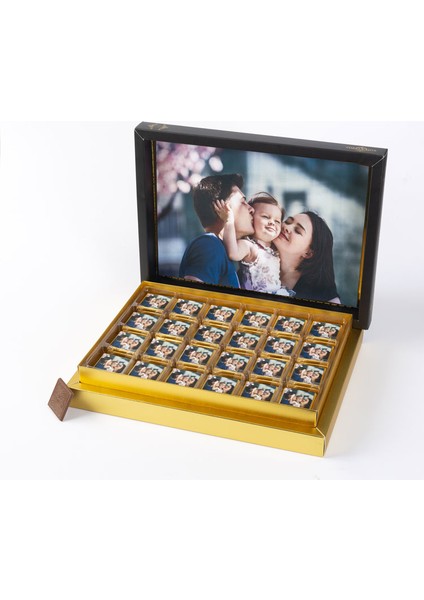 İsme Özel Sargılı Madlen Hediyelik Çikolata 72 Madlen Çikolata