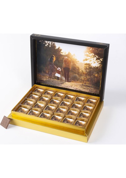 İsme Özel Sargılı Madlen Hediyelik Çikolata 48 Madlen Çikolata