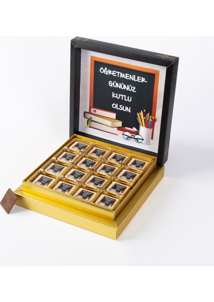 İsme Özel Sargılı Madlen Hediyelik Çikolata 32 Madlen Çikolata
