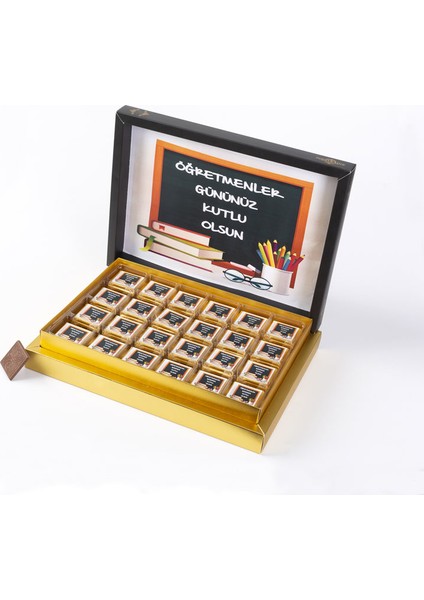 İsme Özel Sargılı Madlen Hediyelik Çikolata 72 Madlen Çikolata