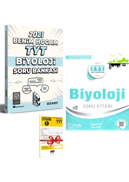 TYT Biyoloji Soru Bankası ve Palme TYT Biyoloji Soru Kitabı Seti + Deneme