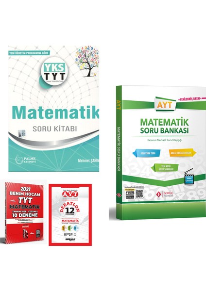 TYT Matematik Soru Kitabı ve Sonuç AYT Matematik Soru Bankası - Deneme