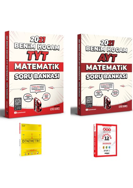 TYT Matematik ve AYT Matematik Soru Bankası + Deneme