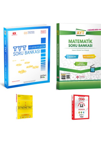 TYT Matematik ve Sonuç AYT Matematik Soru Bankası + Deneme