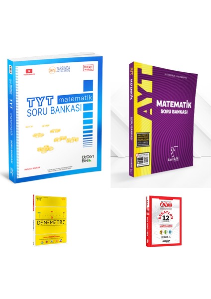 TYT Matematik ve Karekök AYT Matematik Soru Bankası + Deneme