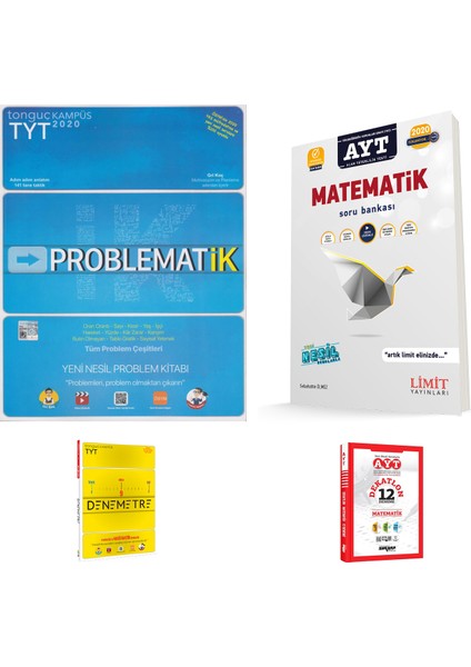 Tonguç Akademi TYT Matematik Problemler ve Limit AYT Matematik Soru Bankası - Deneme