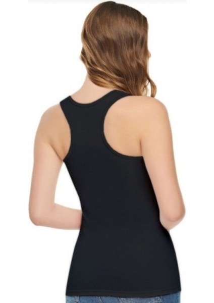 Kadın Siyah 2 Li Paket Elestan Likralı Spor Atlet 0145