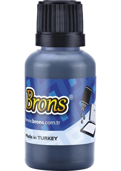 BR-143 Metal Istampa No:1 + Brons Istampa Mürekkebi Mavi 30 cc 3'lü fiyatları
