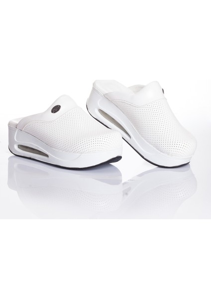 20TASARIMTERLIK Beyaz Airmax Sabo Terlik Hemşire Terliği Doktor Terliği