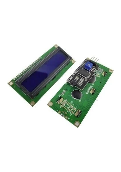 I2C 2X16 LCD Ekran Modülü Mavi