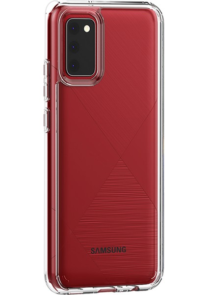 Samsung Galaxy A02S Kılıf Coss Şeffaf Sert Kapak Renksiz