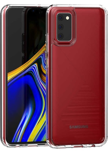 Samsung Galaxy A02S Kılıf Coss Şeffaf Sert Kapak Renksiz