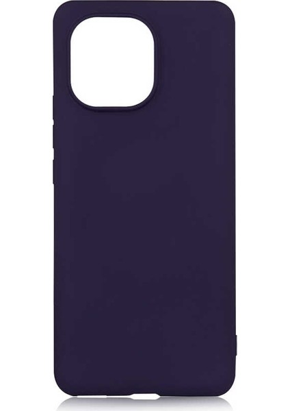Xiaomi Mi 11 Kılıf Mat Soft Premier Silikon Lacivert
