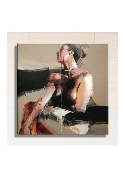 Isimsiz Nü Yağlı Boya Reprodüksiyon Kanvas Tablo TBL1647 (40X40 Cm)