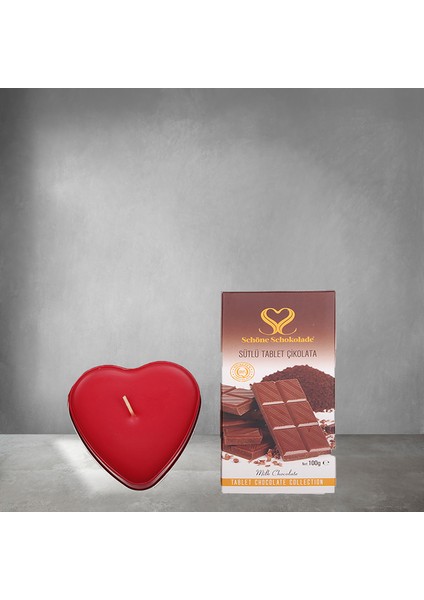 Love Çikolatalı Mum