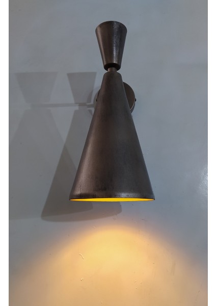 Retro Rustik Konik Aplik Duvar Aplik