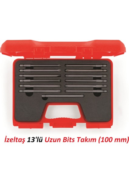 13'lü Uzun Bits Takım (100 Mm)