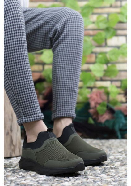 Haki Siyah Erkek Sneaker 0012102