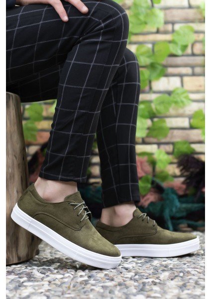 Haki Süet Erkek Sneaker 0012365 modelleri