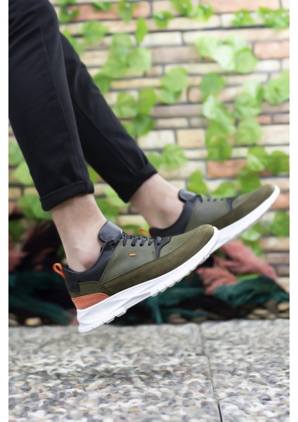 Haki Turuncu Erkek Sneaker 0012420