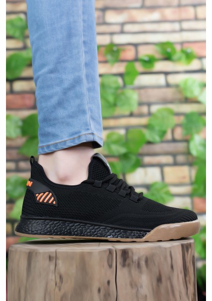 Siyah Siyah Kadın-Erkek Sneaker 0012430