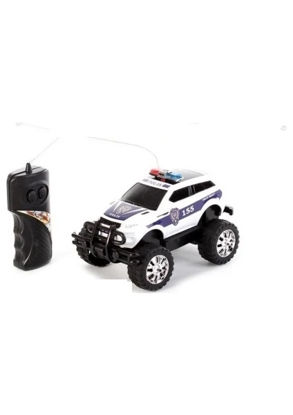 Lrs Store Uzaktan Kumandalı Polis Arabası Jeep 2 Fonksiyon 20 cm