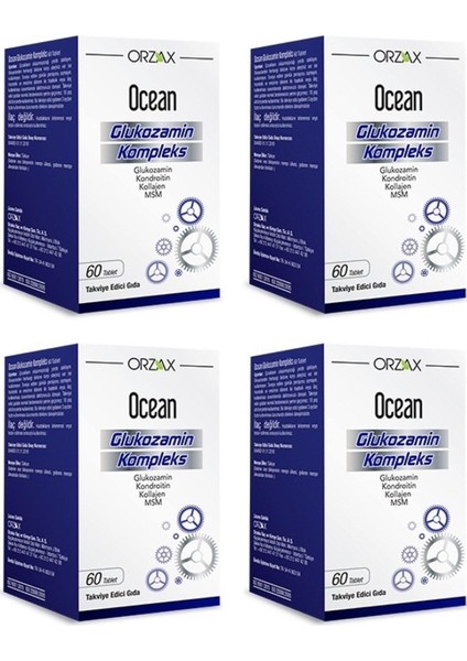 Ocean Glukozaminn Kompleks 60 Tablet 4'lü Paket